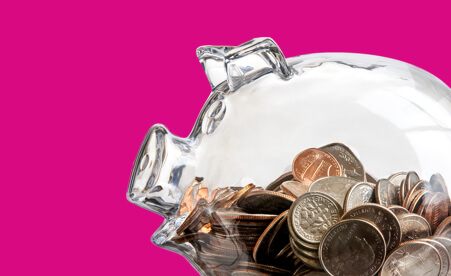 Image containing a piggy bank