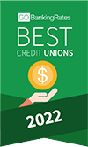 Logo GOBankingRates Best Credit Unions 2022