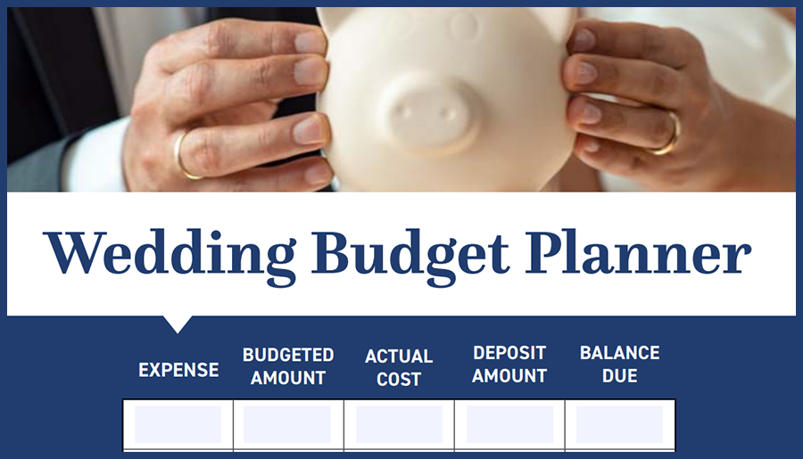 Wedding budget planner