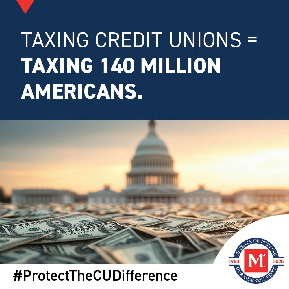 Taxing Credit Unions = Taxing 140 Million Americans