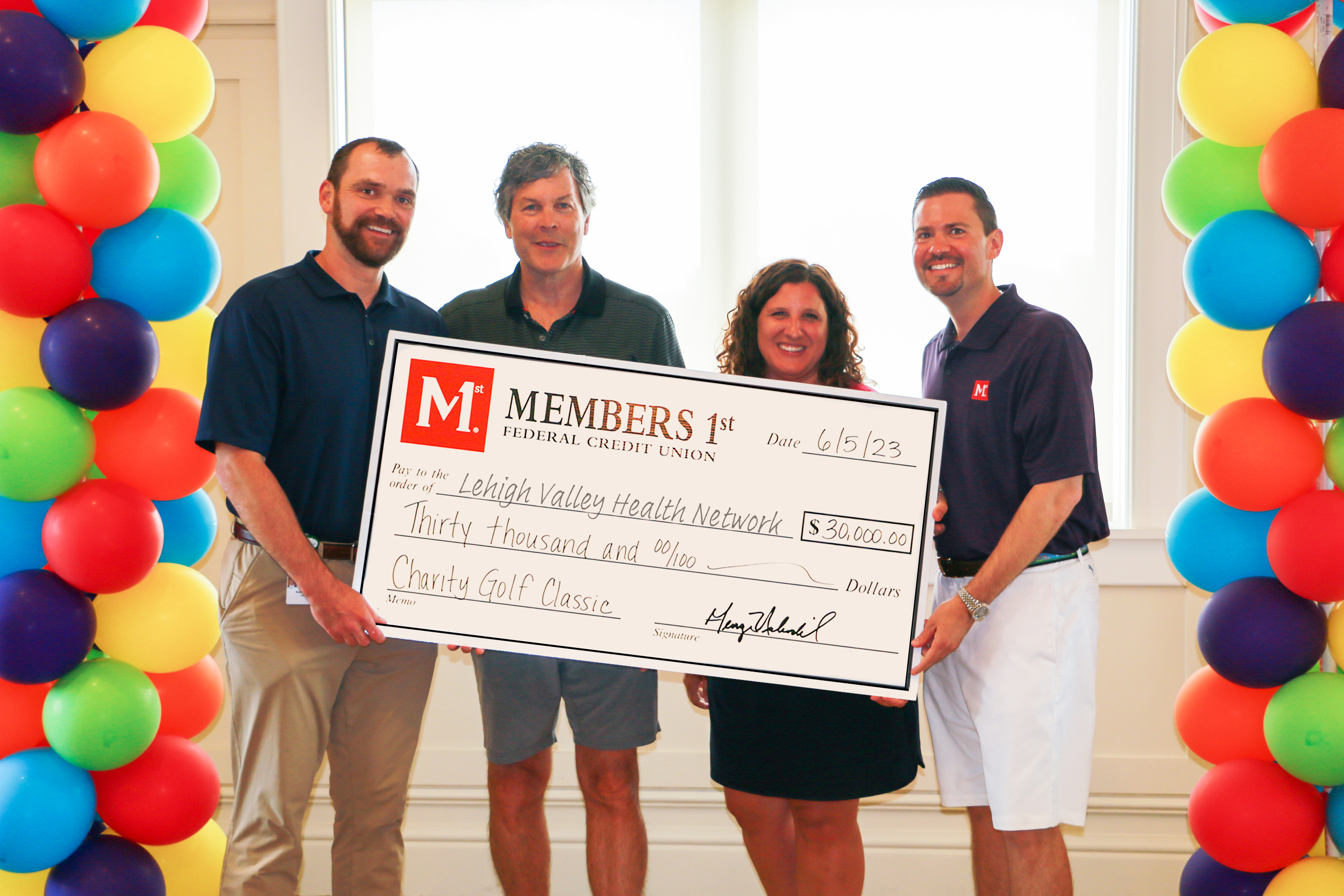 Members 1st Donates to Lehigh Valley Health Network