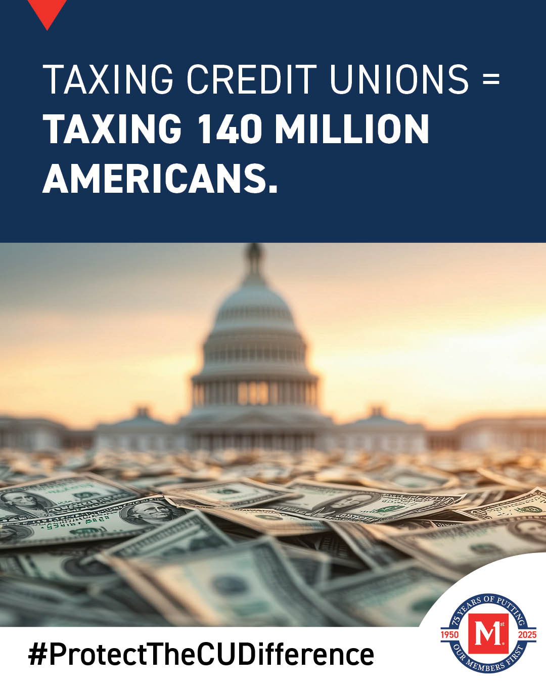 Taxing Credit Unions = Taxing 140 Million Americans