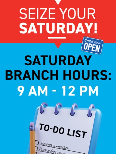 Saturday Branch Hours